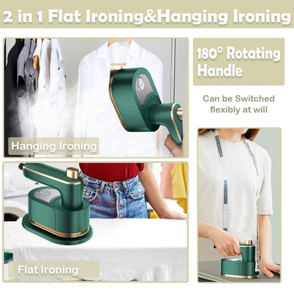 Portable Travel Clothes Steamer Mini Handheld Garment Steamer Iron with the Listed Color, Size or Set Options for Everyday Carry