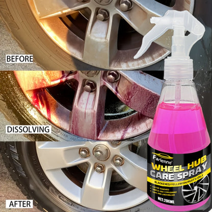 Iron Remover Spray for Wheels – Brake Dust Cleaner, Fallout Remover, Rust Protection for Alloy, Chrome, Painted & Steel Wheels