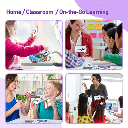 Sight Words Flash Cards 350 Dolch & Fry High Frequency Words, 5 Color-Coded Levels Pre-K to 3rd Grade
