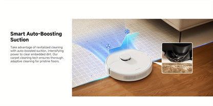 Dreame D10 Plus Gen 2 Self-Emptying Robot Vacuum & Mop Refurbished, 6000Pa Suction, 90-Day Base, LiDAR Navigation