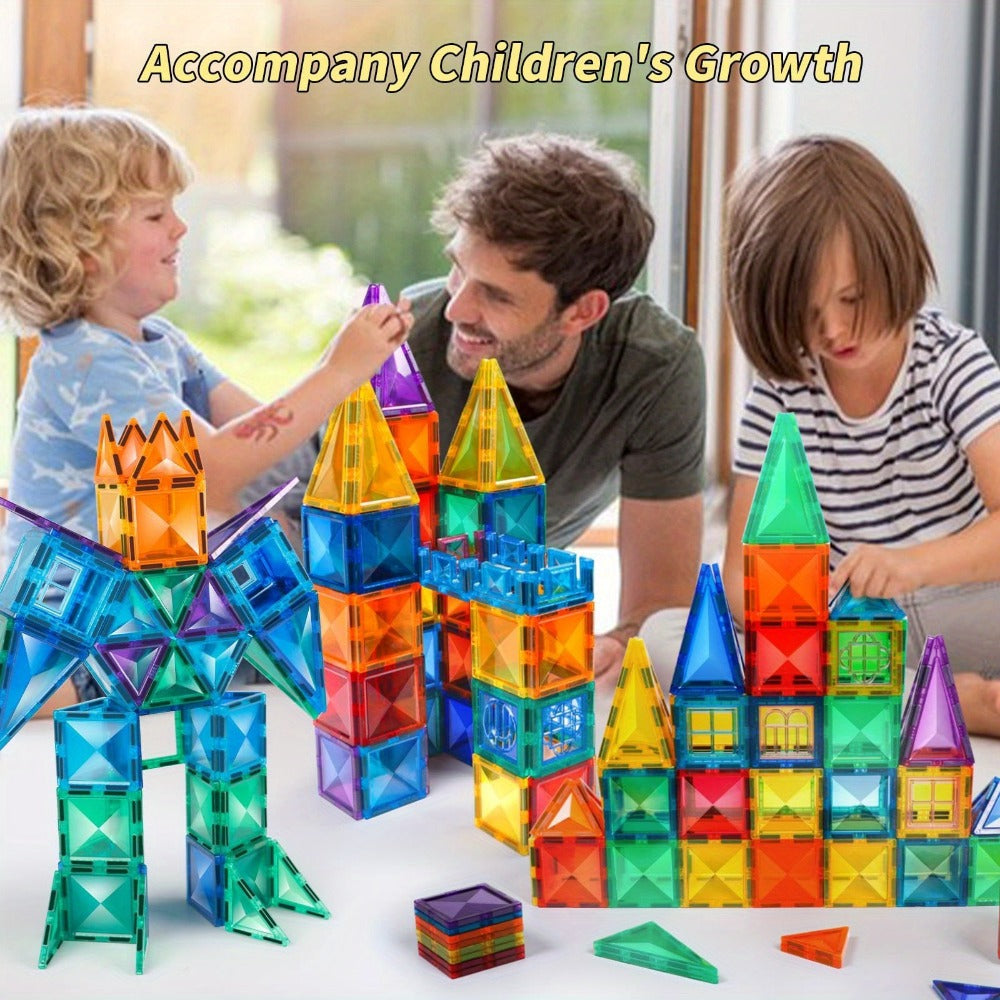 Animal Village Magnetic Building Blocks 102pcs for Kids Ages 3 4 5 6 with the Listed Color, Size or Set Options for Everyday Use
