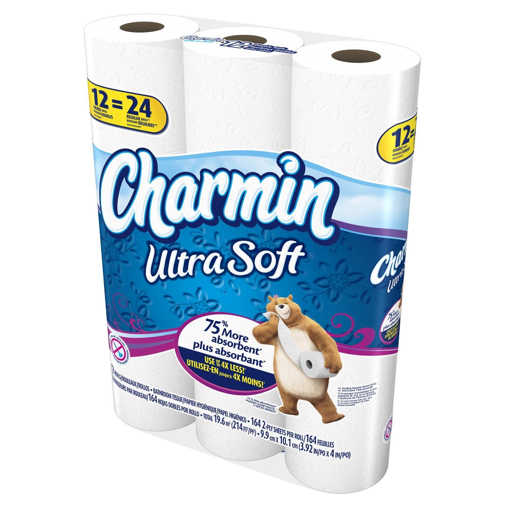 Charmin Ultra Toilet Paper Mega Roll - 2-Ply 200 Sheets per Roll, & Strong Bath Tissue, Available in Mega
