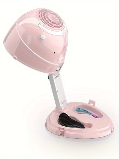 1875W Ionic Hooded Hair Dryer Bonnet Sit Under Hair Dryer for Women 3 Heat Settings, for Home, Travel and Salon Hair Styling