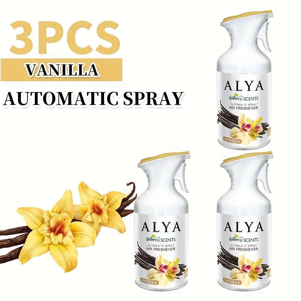 Aromatherapy Air Freshener Spray 8.45oz, 6 Scents: Lavender, Magnolia, Mixed Berries, Ocean, Cool Linen & Vanilla