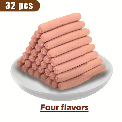 Grain-Free All-Meat Dog Treats 32 Count – High Protein Tender Snacks with No Fillers or Byproducts, Easy-to-Digest Training Treats