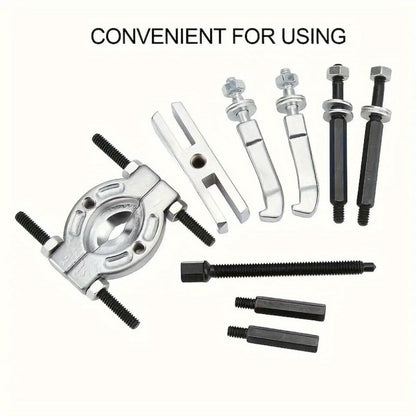 Bearing Puller Set 9-Piece – Gearbox Bearing Removal Tool Kit for Automotive & Mechanical Repair, Internal External Bearing Extractor