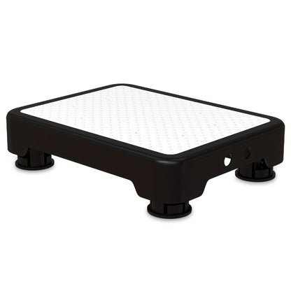 Adjustable One-Step Platform Stool, 17.3 x 13 x 4.1 Inches with Textured Top and Four Color Options