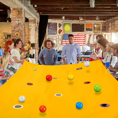 Team Building Tarp Game 98 x 70 Inch with 8 Balls with the Listed Color, Size or Set Options for Everyday Use