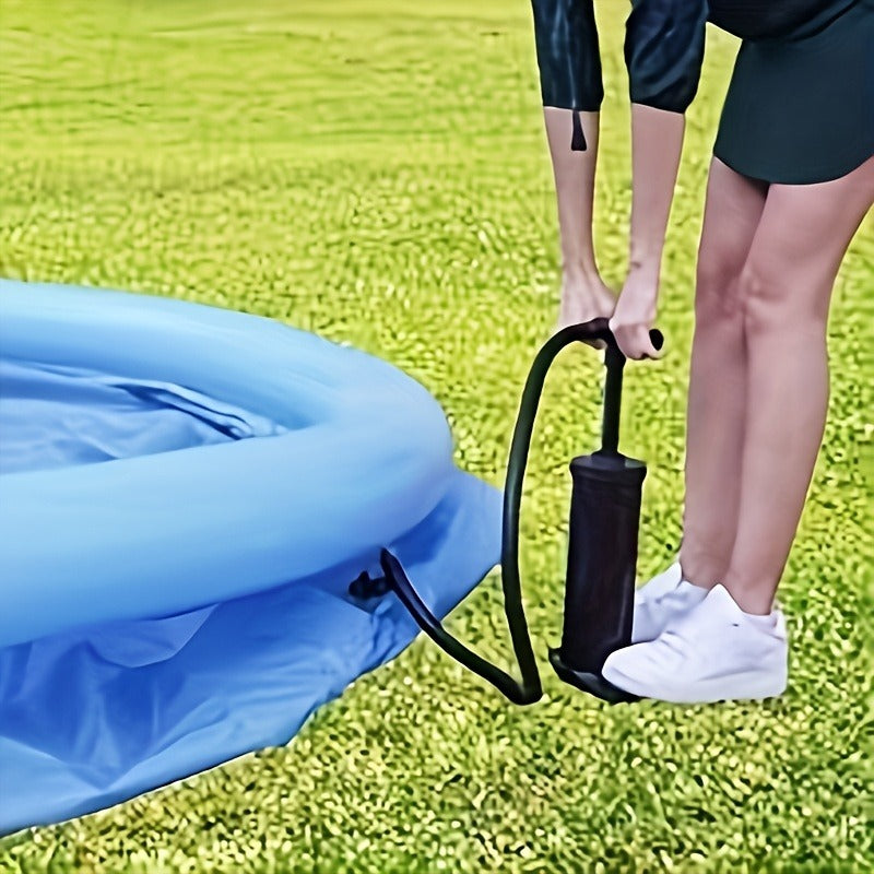 Round Inflatable Swimming Pool 10FT 12FT Circular Above Ground Family Pool Puncture-Resistant Quick for Garden, Patio and Yard Use