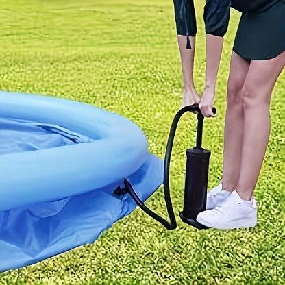 Round Inflatable Swimming Pool 10FT 12FT Circular Above Ground Family Pool Puncture-Resistant Quick for Garden, Patio and Yard Use
