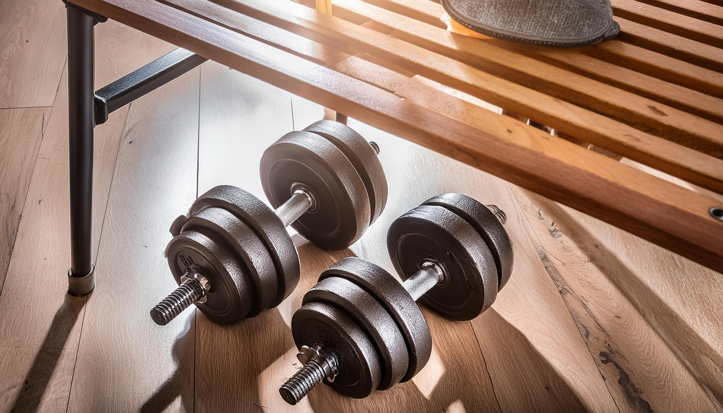 Free Weight Set 4-in-1 Adjustable Dumbbells 20–90LBS – Converts to Kettlebell, Barbell & Push-Up Stand, Double Nuts Non-Slip Bar for Home