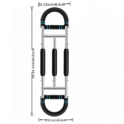 Fitness Equipment MoKo Spring Chest Expander with Black Mini Red Three-Tube and Blue Reinforced Options