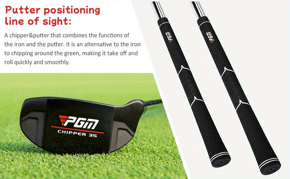 Golf Chipper Club Stainless Steel Head Regular Flex Steel Shaft 35 or 43 Degree Loft Blade Putter for Men Women Short Game Chipping Putting
