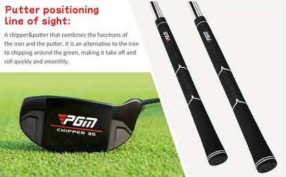 Golf Chipper Club Stainless Steel Head Regular Flex Steel Shaft 35 or 43 Degree Loft Blade Putter for Men Women Short Game Chipping Putting