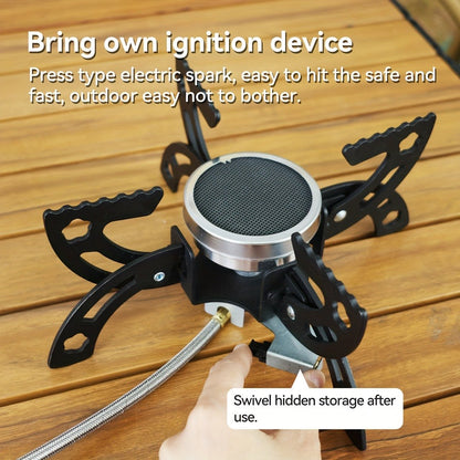 Infrared Camping Stove REDSUN FD1/FD3, 3.0kW Windproof Portable Gas Stove with Collapsible Stand & EVA Case