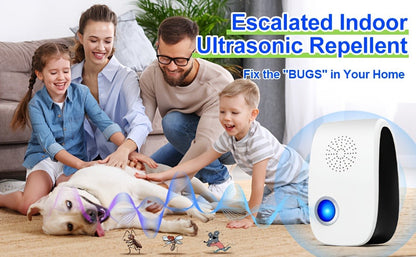 Ultrasonic Pest Repeller Plug-In 2025 Upgrade, Electronic Indoor Pest Control for Cockroaches, Mice