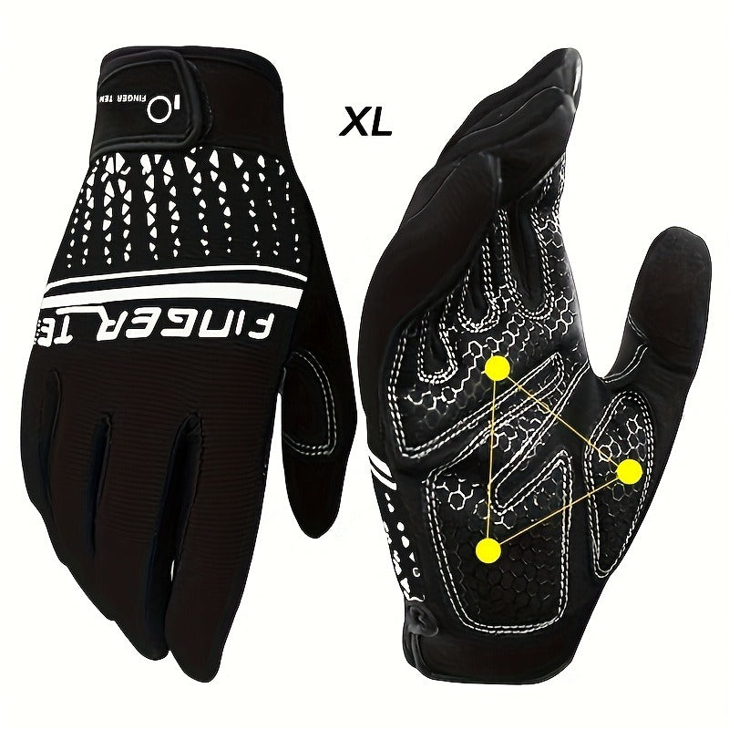 Workout Gloves Full Finger Touchscreen Gel Padded Anti-Slip for Men Women Gym Weight Lifting Cycling Fitness Driving Exercise Training