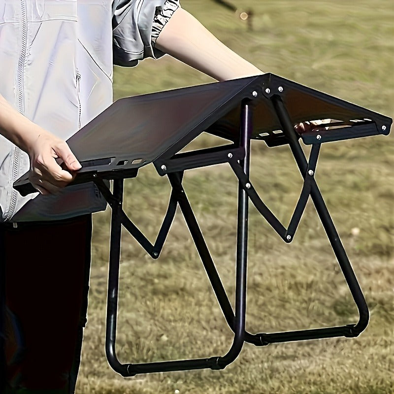 Folding Camping Table Portable Lightweight 3-Leg Outdoor Table for Picnic BBQ, for Camping, Travel and Outdoor Use