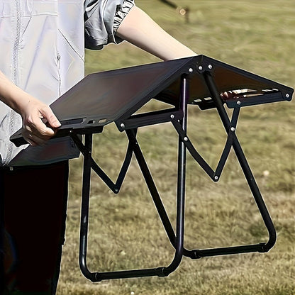 Folding Camping Table Portable Lightweight 3-Leg Outdoor Table for Picnic BBQ, for Camping, Travel and Outdoor Use