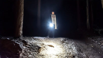 EDC Pocket Flashlight, 1200 Lumen Triple Light Source with White UV Red Beam & Laser, Type-C Rechargeable 5-Mode Mini LED Torch