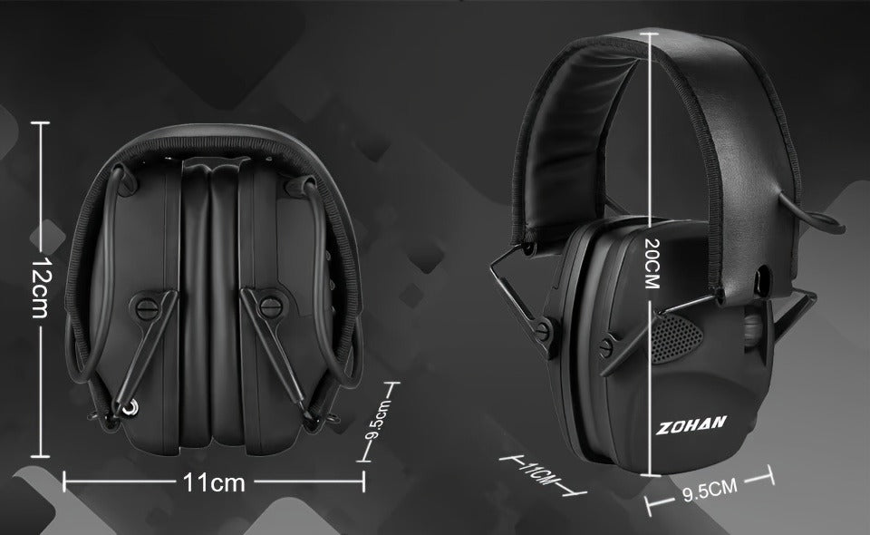 Electronic Shooting Earmuffs NRR 22dB Active Noise Cancelling Hearing Protection with Sound Amplification