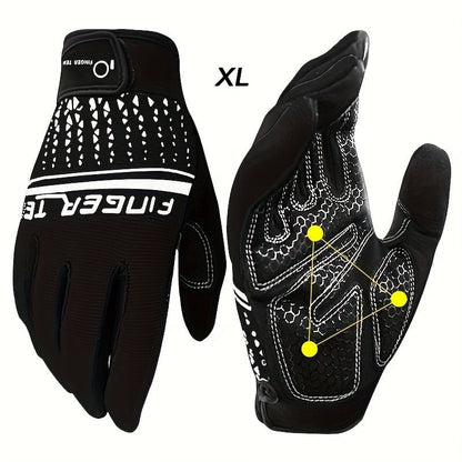 Workout Gloves Full Finger Touchscreen Gel Padded Anti-Slip for Men Women Gym Weight Lifting Cycling Fitness Driving Exercise Training