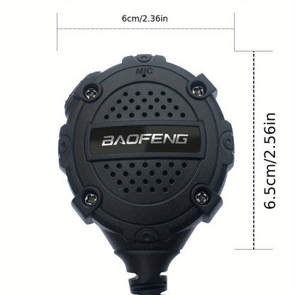Walkie Talkie Remote Speaker Microphone H3 Lightweight Shoulder Mic PTT for Two Way Radio Clear Communication Outdoor Hiking Camping