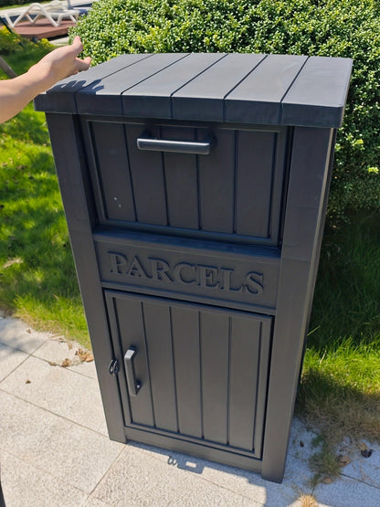 Lockable Outdoor Storage Box Waterproof Package Delivery Porch