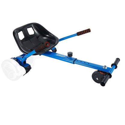 Hoverboard Go Kart Seat Attachment Kit for Kids 6.5"-10" Self Balancing Scooter Conversion Accessories with Off-Road Tires