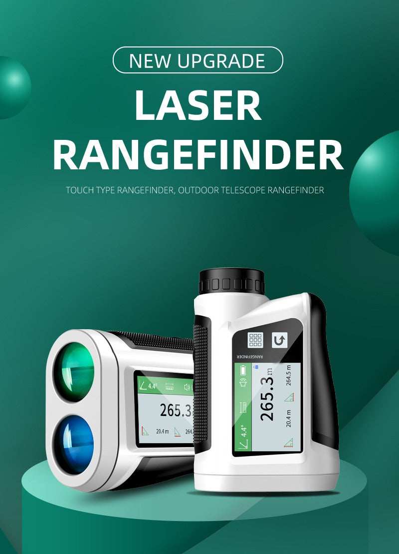 Laser Rangefinder 1000 Yard with Slope Compensation & Vibration Lock – USB Rechargeable Golf Rangefinder with Side Display Voice Broadcast 9