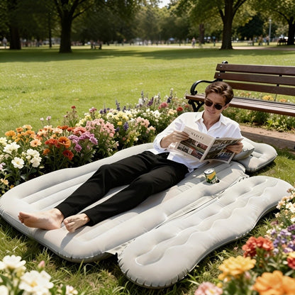 SUV Back-Seat Inflatable Mattress with Electric Pump, Storage Bag and Repair Kit in Four Colors