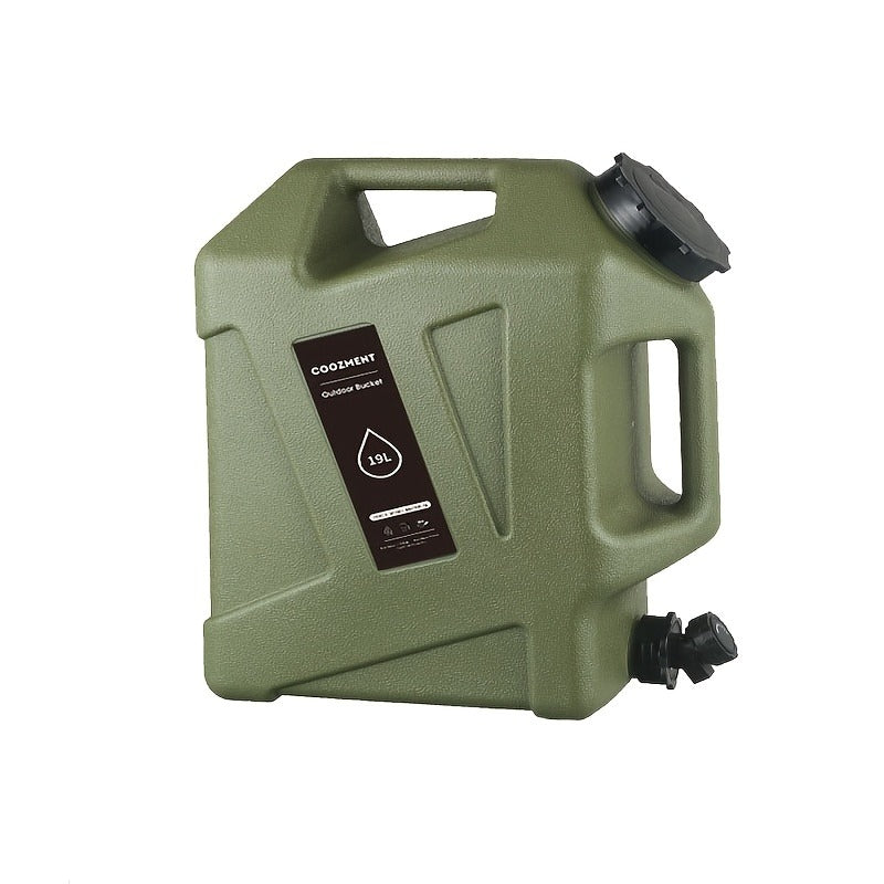 Water Storage Container with Spigot 2 Handles BPA Free PVC Collapsible Water Jug for Camping Outdoor RV Hiking Emergency Survival Portable