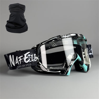 Thirty-Style NAFEIB Ski Goggle and Matching Headwear Set with Mirrored, Clear, Silver and Gray Lens Options