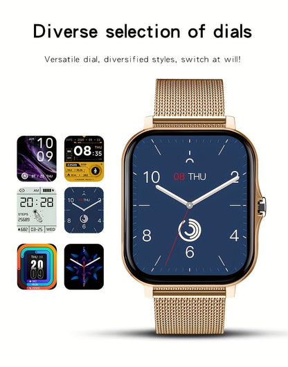 Smartwatch Bluetooth Calling with 1.83" Full Touch Screen, Multiple Sport Modes, Music Control & Sedentary Reminder – Fitness Tracker