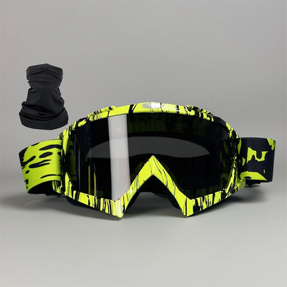 Ski Goggles Set with Black Headband – TPU Frame PC Lens Mirror Coating, Thick Foam Pad, Adjustable Strap, 28+ Color Styles