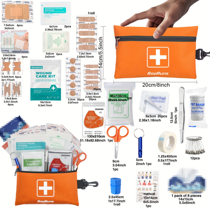First Aid Kit in B373, B143 Mini or 152-Piece Configurations with Red, Orange and Blue Case Options