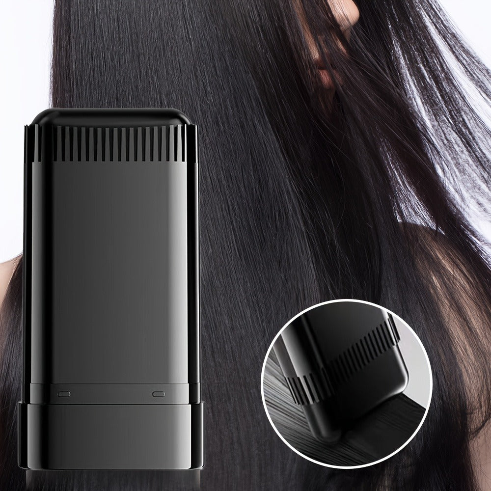 Portable Gray Root Cover Stick 2pcs, Disposable Hair Root Touch-Up with Plant-Based Squalane, Instant Gray Coverage