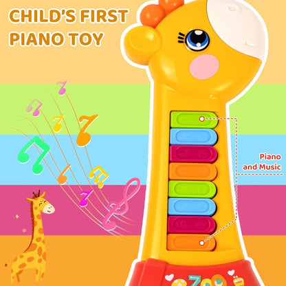 Giraffe Guitar Toy Baby 12 Months with Piano Keys, Animal Sounds & Flashing with the Listed Color, Size or Set Options for Everyday Use