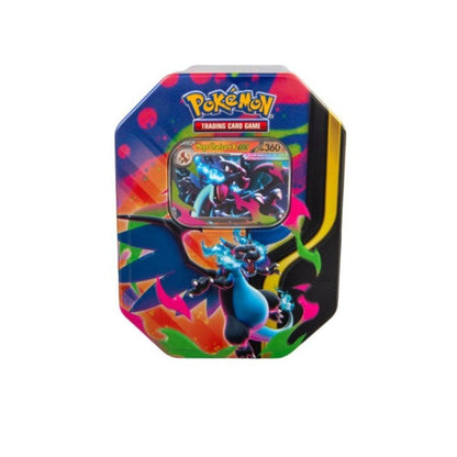 Trading Card Game Random Character Tin with Four Booster Packs, One Promo Card and One Digital Code
