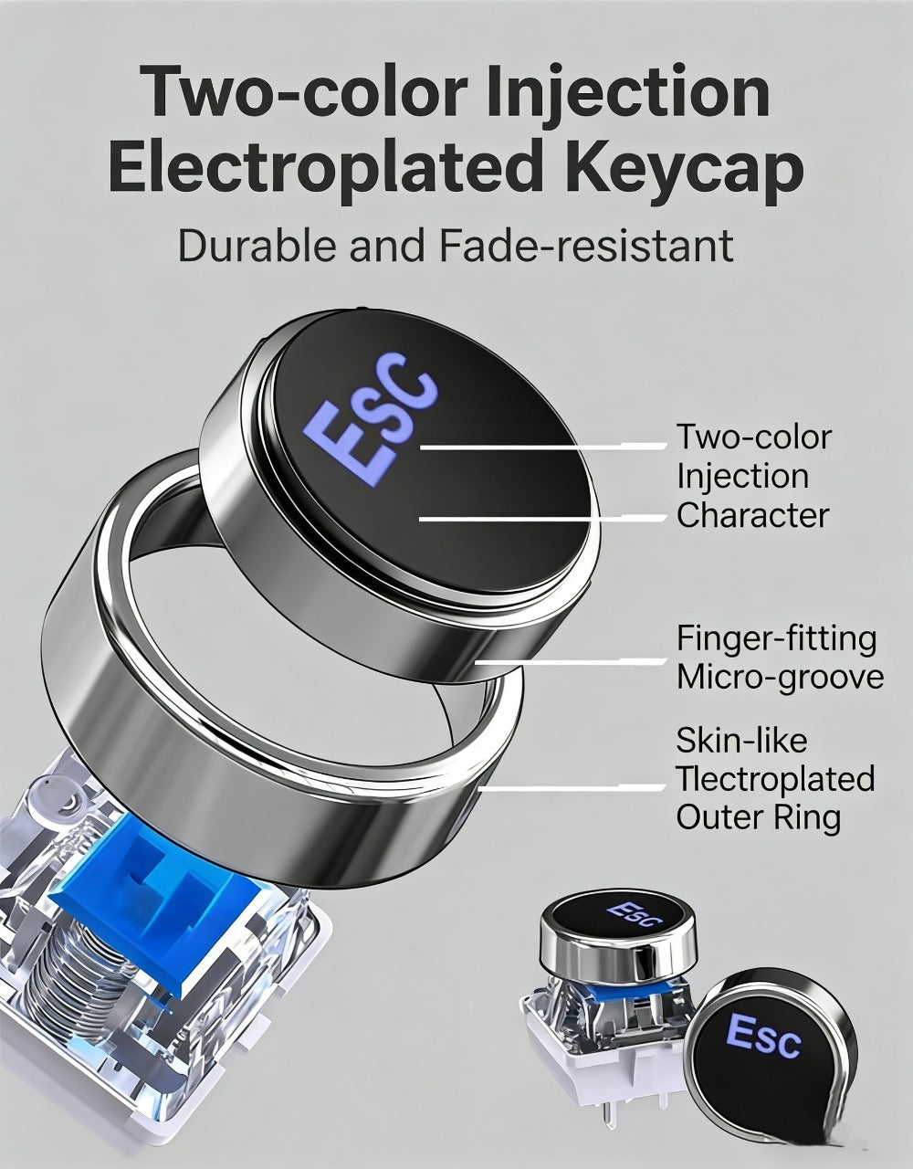 Hot-Swappable Mechanical Keyboard and Mouse Combo 34 Lighting Effects True Mechanical Blue for an Everyday Personal Care Routine