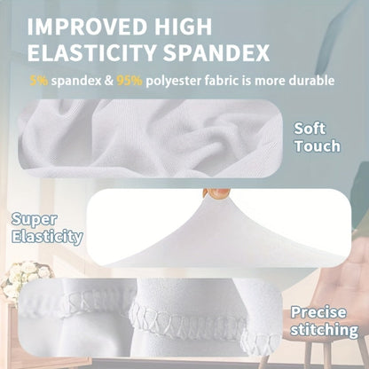 Spandex Chair Covers Bulk, Elastic Stretch Universal Fit Banquet Chair Protectors, Wedding Chair Covers for Weddings