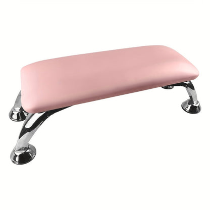 Nail Armrest Hand Pillow Professional Manicure Wrist Rest Cushion for Nail Salon Studio – Soft Hand Rest Support for Nail Tech Pink Black