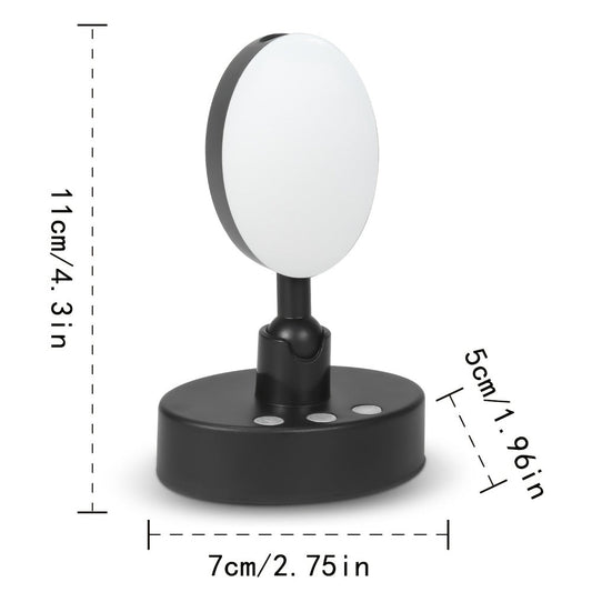Smoke Face Projection Lamp Color-Changing LED Night Light, 360° Rotatable Ambiance Projector, Adjustable Brightness
