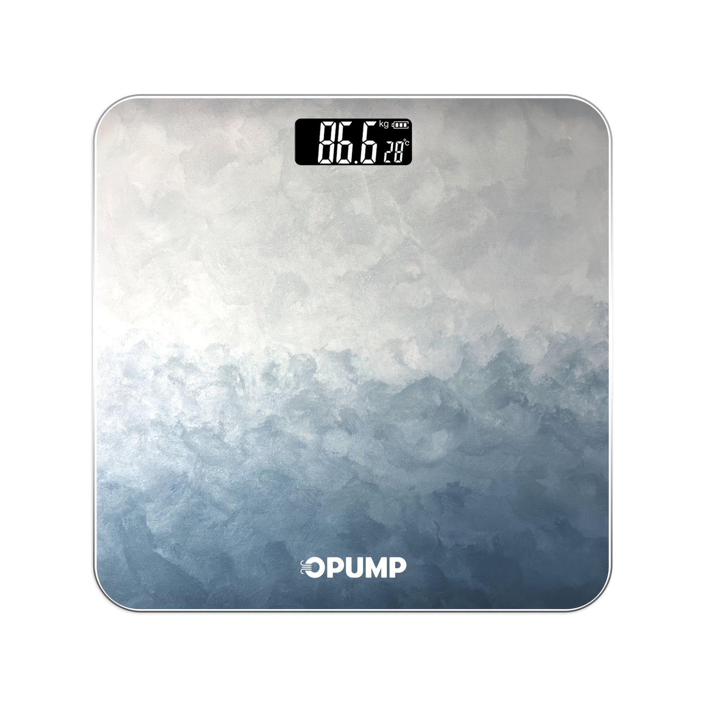 Digital Bathroom Scale High Precision, Electronic Body Weight Scale with Backlit HD LCD Display, kg/lb/st Switchable