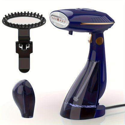 1500W Handheld Garment Steamer with Wide Steam Head, Detachable Tank Area and Two Preserved Model Labels