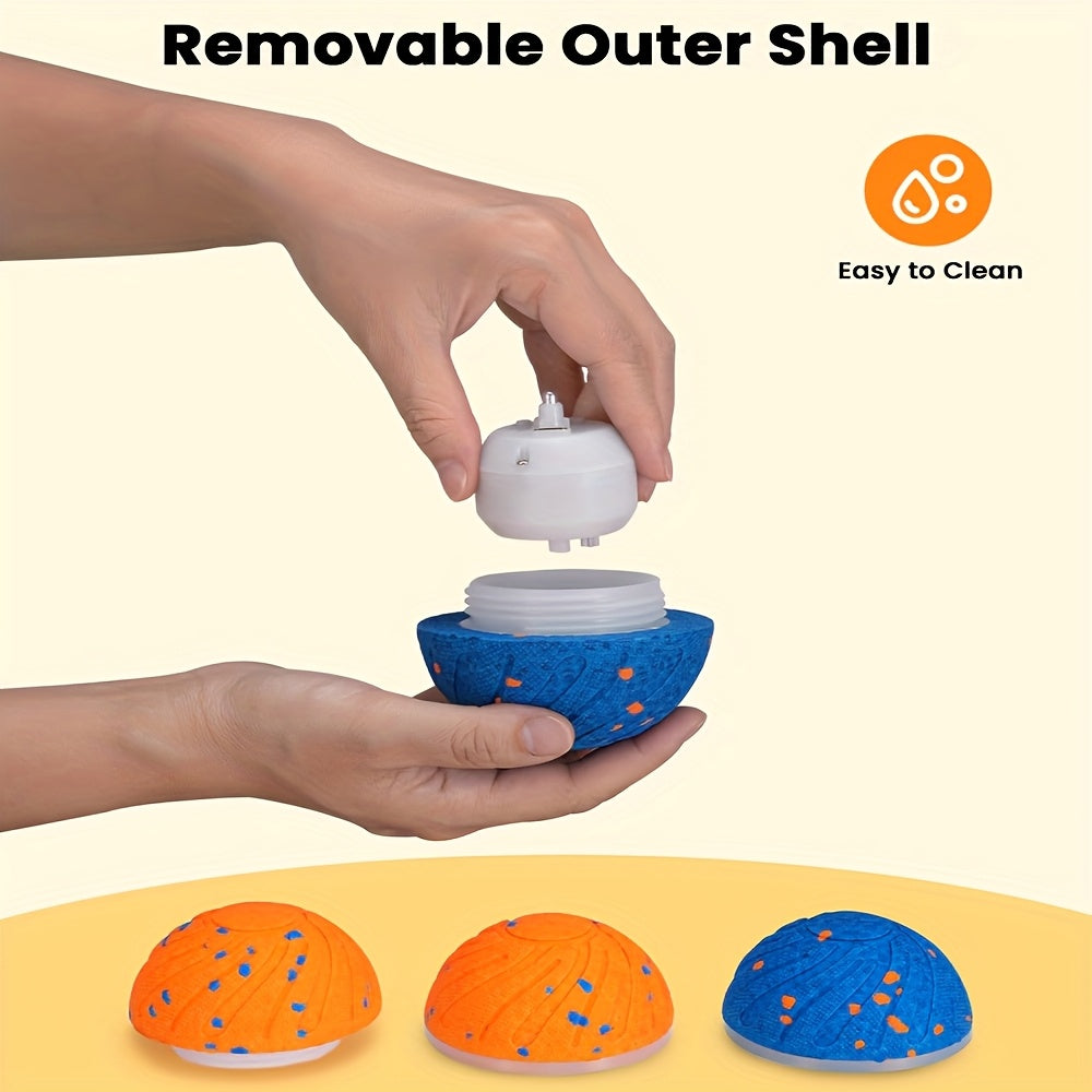 Automatic Moving Dog Ball Toy – Smart Motion-Activated Rolling & Rotating Ball for Medium Large Dogs, E-TPU Durable Bouncy Enrichment Toy