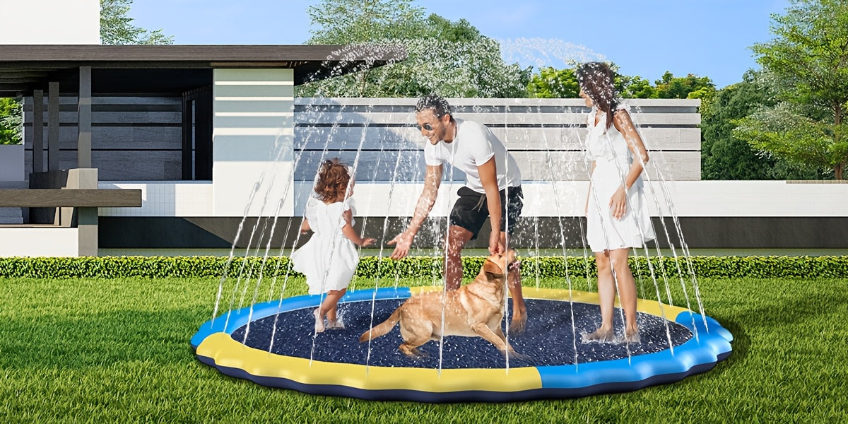 Splash Pad Sprinkler for Kids for Garden, Patio and Yard Use, with the Listed Configuration