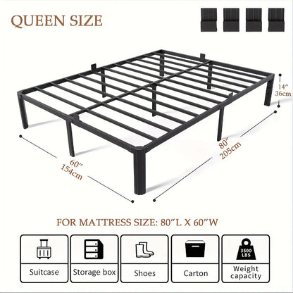 Bed Frame shown in the Queen option