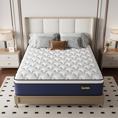 14-Inch Hybrid Mattress with Pocket Springs and Memory Foam for Bedroom detail image - detail view 12