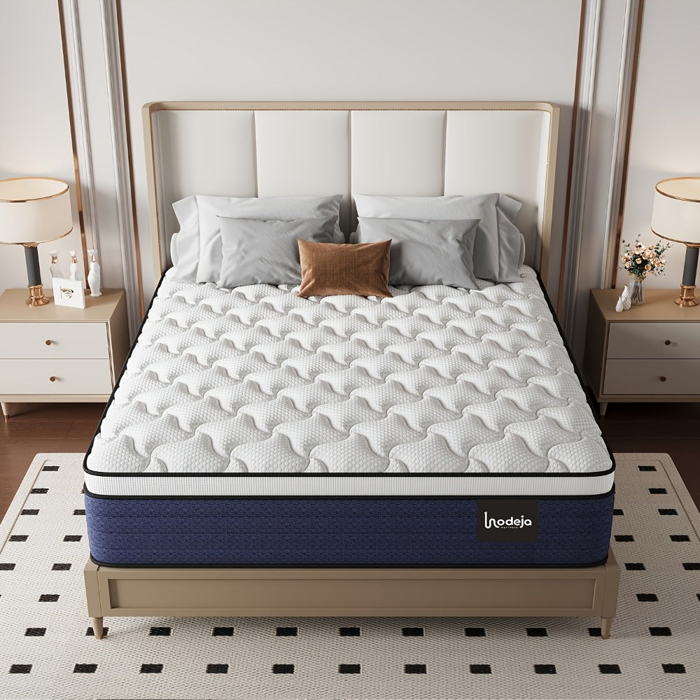 14-Inch Hybrid Mattress with Pocket Springs and Memory Foam for Bedroom detail image